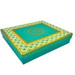 Sweet Box with Magnetic Flap | Handmade Cardboard Paper Gift Box for Gifting Sweets Chocolate Dry Fruits Cavity/Compartments (MB 42 Akruti C 1/2 Kg Box) PACK OF 5.