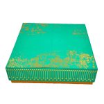 Cardboard Gift Box for Wedding Packaging, Birthday Hamper, Diwali Hampers, Corporate Gifting (Sea Green) PACK OF 5