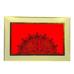 Sweet Box with Magnetic Flap | Handmade Cardboard Paper Gift Box for Gifting Sweets Chocolate Dry Fruits Cavity/Compartments (MB 79 Carnation C 1 Kg Box) PACK OF 5