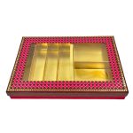 Cardboard Gift Box for Wedding Packaging, Birthday Hamper, Diwali Hampers, Corporate Gifting (dark Red) PACK OF 5